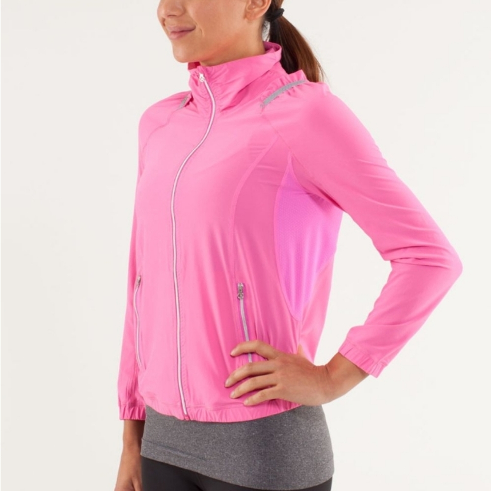 Lululemon Run: Nada Jacket - Pow Pink Light